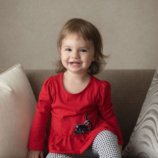 Toothless Anna smiling